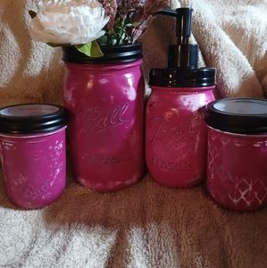 Mason Jar Bathroom Set